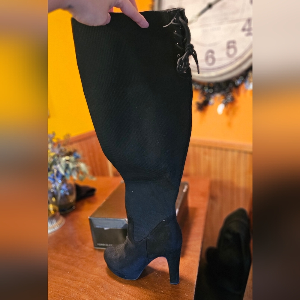 Torrid over the knee knit boots